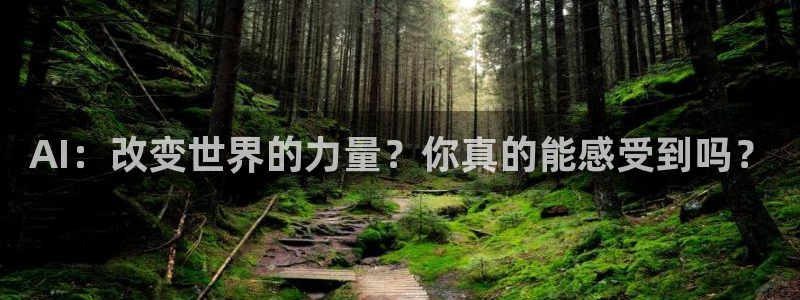 AI：改变世界的力量？你真的能感受到吗？