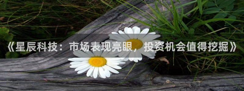 《星辰科技：市场表现亮眼，投资机会值得挖掘》