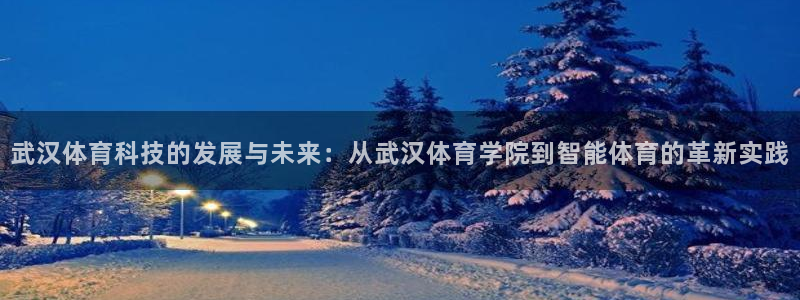 武汉体育科技的发展与未来：从武汉体育学院到智能体育的革新实践