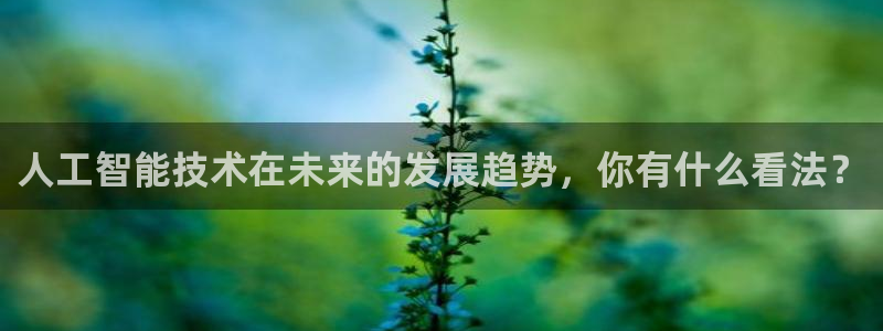 人工智能技术在未来的发展趋势，你有什么看法？